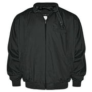 Victory Outfitters Men's Lightweight Band Collar Chintz Zip Up Jacket - Black - M