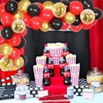 thumbnail image 4 of Joymemo Movie Themed Party Decorations Kit with Balloons, Gold (80 Count), 4 of 6