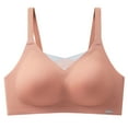 thumbnail image 1 of Non Wired Bra Women's Padded Full Cup Bra Without Underwire With Padding Seamless Womens Comfort Workout Sports Bra Compression Bra Bra's Extra Support Sports Bra Athletic Sports Bras for Women, 1 of 5