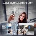 thumbnail image 3 of DIDADI Magnetic Selfie Light with Mirror, Rechargeable Phone Lights for Makeup Video, 3 of 11