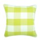 thumbnail image 1 of Funda de cojín para sofá a cuadros grandes de guinga en color blanco marfil chartreuse, funda de almohada de algodón con cuadros búfalo de 30 x 30 cm, funda de almohada verde de 30 x 30 cm (12 x 12, 1 of 6