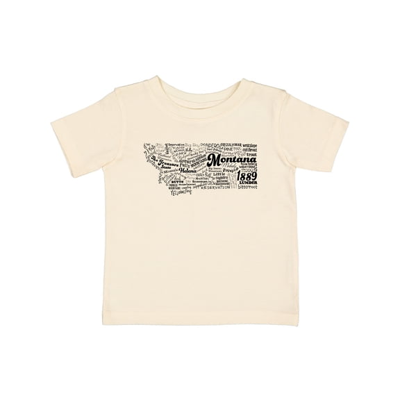 Inktastic Montana State Word Salad Boys or Girls Baby T-Shirt