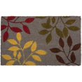 thumbnail image 1 of Vinyl Back Coco Doormat, 18 by 30-Inch, Natural Ferns, 1 of 7