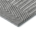 thumbnail image 3 of Addison Rugs Mayfield Premium Machine Washable Transitional Geometric Gray Round Rug, 8' x 8', 3 of 5