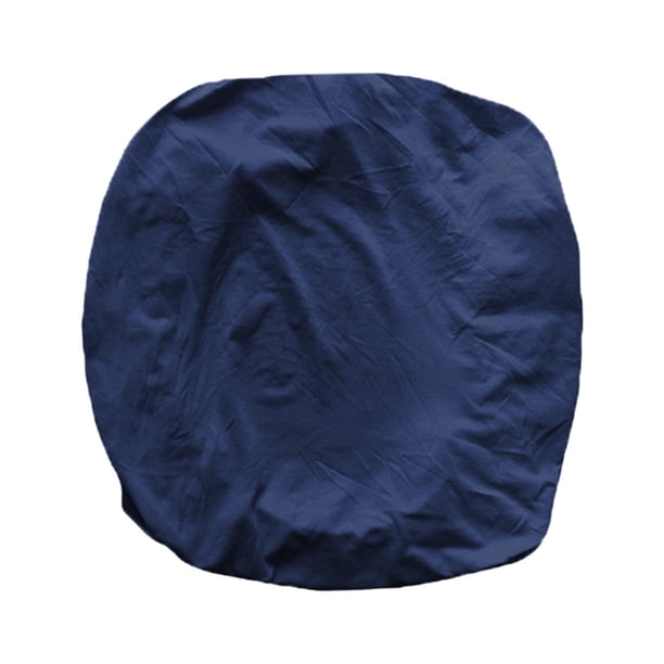 Funda para silla de comedor, protector de asiento de silla, protector de muebles, a prueba de polvo Azul marino