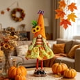 thumbnail image 4 of Harvest Gnome Plush Doll,Sunflower Maple Leaf Gnome Tabletop Ornament for Autumn Yard Thanksgiving Fall Decor, 4 of 6