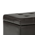 thumbnail image 5 of WyndenHall  Essex 34-in. Wide Rectangular Storage Ottoman Tanners Brown Faux Leather,Foam N/A Transitional,Casual Faux Leather, 5 of 5