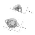 thumbnail image 2 of Milisten 10Ud Rodamientos Para Muebles Con De Acero Galvanizado Antioxidante, 2 of 6