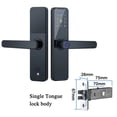 thumbnail image 2 of Electronic Digital Smart Door Lock Biometric Fingerprint Password Remote Unlocking Keyless Office Apartment Door Lock ,Easy to Use, 2 of 7