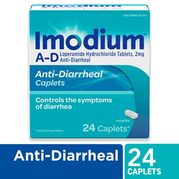 Imodium A-D Diarrhea  Cets, Loperamide Hydrochloride, 24 ct.