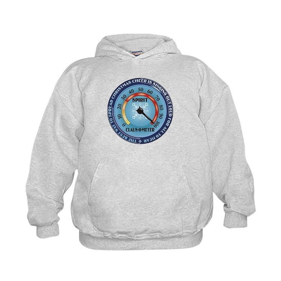 CafePress - Clausometer - Kids Hooded Sweatshirt, Classic Hoodie