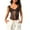 Black, variant on Women Summer Tops Women Lace Frill Camisole Sexy Strap Low Cut Tank Crop Top Shirt Streetwear Line Top Womens Checke Crop Workout Shirts Line Long Breastfeeding Tops for Girls White XL