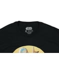 thumbnail image 3 of Star Wars Mens' The Mandalorian And Baby Yoda Graphic Print T-Shirt (Medium), 3 of 3