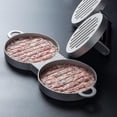 thumbnail image 1 of Molde para carne y hamburguesa, prensa redonda para hamburguesas, aleación de aluminio, molde para parrilla de carne y ternera, prensa para hamburguesas, molde para hacer hamburguesas, cocin, 1 of 2