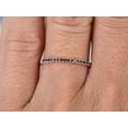 thumbnail image 6 of 0.25 Carat Classic Black Onyx Wedding Ring Wedding Band with 18k Gold Plating, 6 of 7