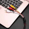 thumbnail image 1 of Av Cable to Hdmi Adapter Rca to Rca Audio Cable 1/4 to 1/4 Audio Cable Hdmi Male to 3 Rca Av Audio Video 5Ft Cable Cord Adapter for Tv Hdtv Dvd 1080P Audio Cable Male to Male Male to Male Audio, 1 of 1