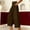 #0024-Brown, variant on Womens Casual Cropped Pants, Solid Linen Blend Straight Leg Trousers, Elastic Back Waist with Button Zip, Side Pocket Bottoms Gift