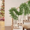 thumbnail image 6 of OAVQHLG3B 6.2FT Christmas Garlands Norfolk Pine Garland Artificial Faux Greenery Garland for Holiday Indoor Outdoor Decor, 6 of 6