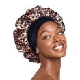 thumbnail image 3 of KISS - RED SILKY SATIN DOUBLEWEAR CAP (XL  LEOPARD), 3 of 4