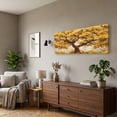 thumbnail image 2 of Canvas Wall Art for Living Room - Large Yellow Tree of Life Canvas Prints, Modern Abstract Nature Painting for Kitchen Bedroom Office Wall Decor, 2 of 7