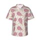 thumbnail image 1 of Balery Sparkling Ice Cream Camisas hawaianas de manga corta para hombre, camisas playeras de corte holgado, camisas de vacaciones con botones,Medium, 1 of 7