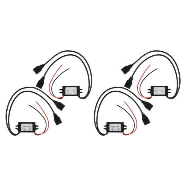 freestylehome 2 Pieces Car Module 12V to 5V 3A Replacement Converter