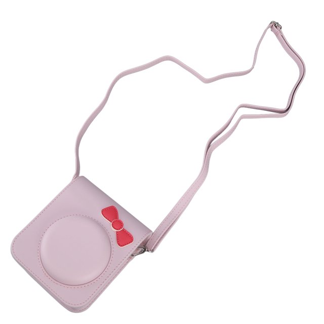 Funda Protectora para Cámara, Linda Pajarita de Cuero Pu Con Correa Ajustable Para El Hombro, Funda para Almacenamiento de Cámara, Bolsa de Transporte de Vije para Mini 12