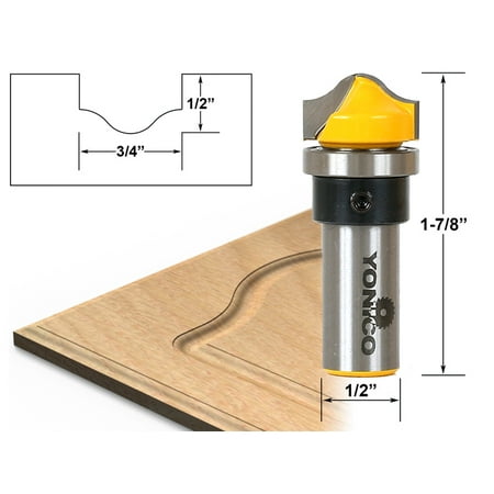 - Faux Panel Ogee Router Bit - C3 Carbide Tipped - 1/2