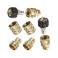 thumbnail image 1 of Efficient Pressure Washer Coupler, M22-14 Connector For Seamless Universal Gun Hose Compatibility, 5000 PSI Handling Capacity, Stainless Steel Build Promises Longevity And, 1 of 5