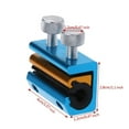 thumbnail image 2 of Motorcycle Throttle Cable Lubricator Clamp Tool | Universal Fuel Line Oiler for Cable Maintenance | Metal Construction | Secure Quick-Release Design | Fits Motorcycles Bicycles | Red Blue Black, 2 of 3