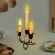 thumbnail image 2 of Candelabros nórdicos para centros de mesa, candelabros decorativos para bodas 3 cabezas negras, 2 of 9
