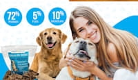 Infinite Pet Life BAAA-RK Bites Lamb Lung Dog Treats | 10oz | Made in USA | Dehydrated Lungs for Dogs
