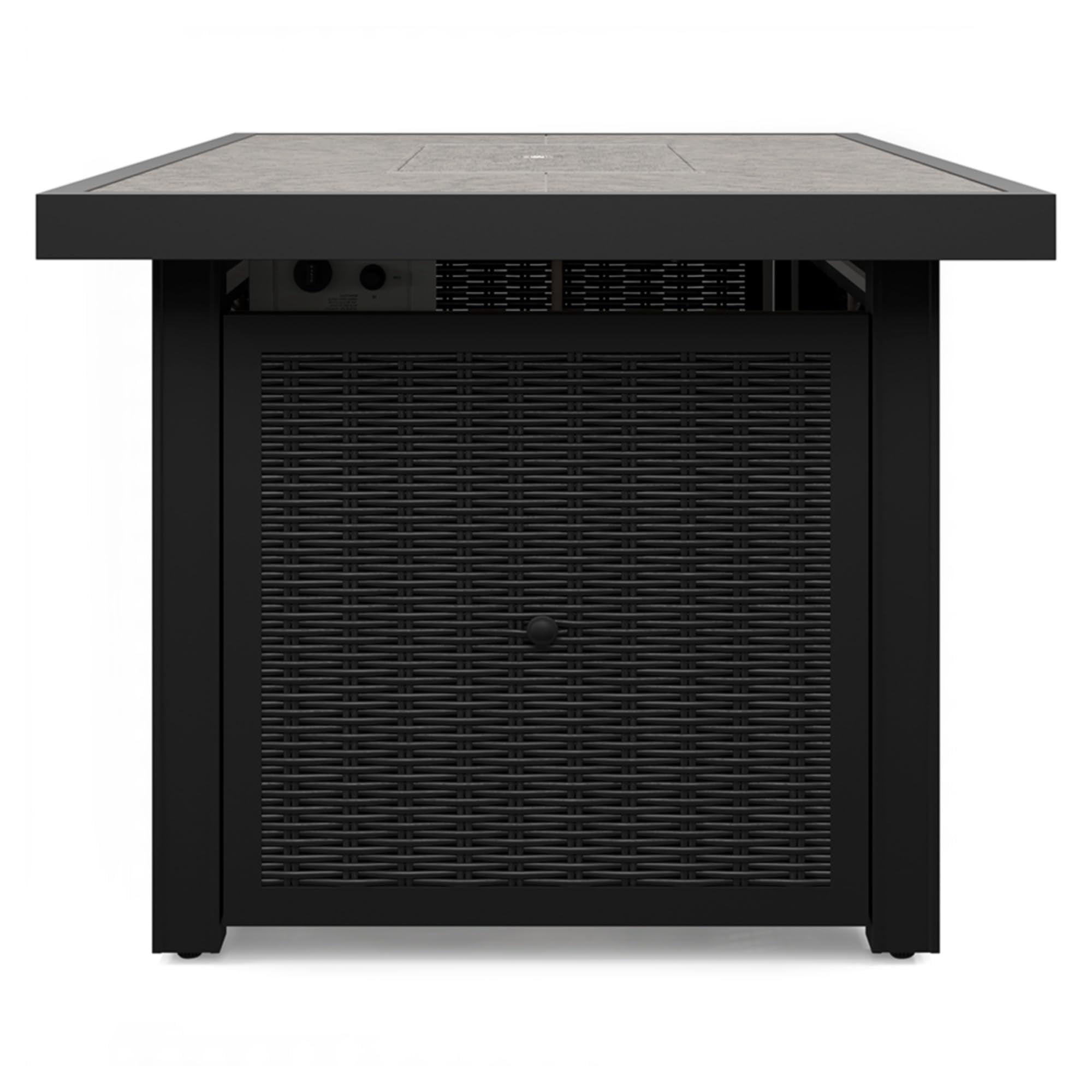 Signature Design by Ashley Beachcroft Black & Gray Outdoor Fire Pit Table