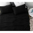 thumbnail image 3 of Byourbed BYB Bare Bottom Sheets - All Season Black Full, 3 of 5