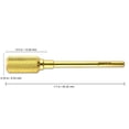 thumbnail image 2 of PANA Professional Pana Gold Large Dome Top Barrel Carbide Bit (Fine) 3/32" Shank Size, 2 of 6