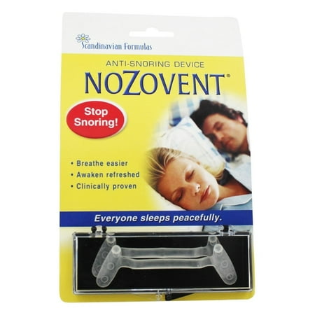 Scandinavian Formulas - Nozovent Anti Snoring Device - 2 Piece(s) formerly S.H. Nozovent Anti-Snore