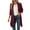 Burgundy, variant on IROINNID Cardigan for Women Open Front Lightweight Casual Jackets Sleeve Solid Blouse Outerwear Coat,Burgundy