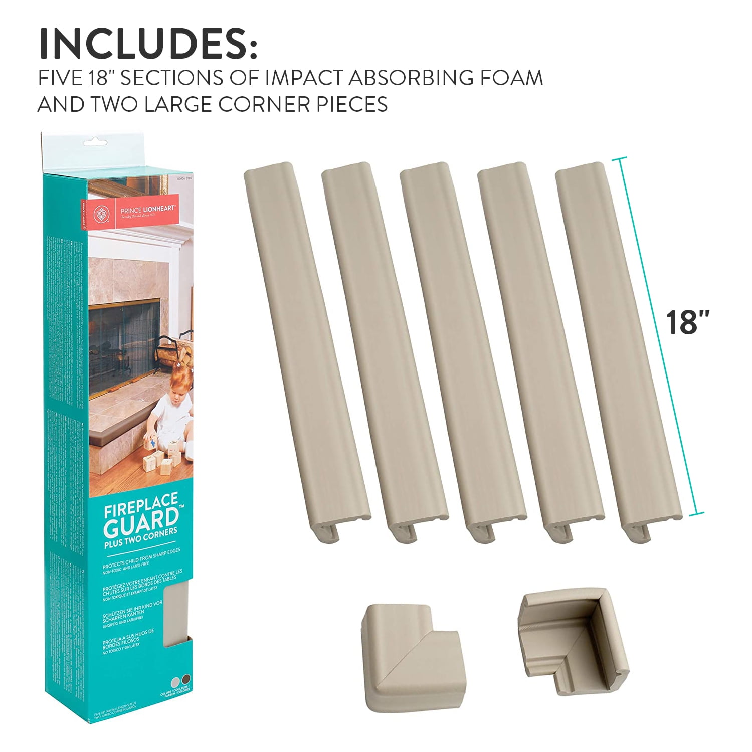 fireplaceGUARDS (w/2 Corners) - Chocolate