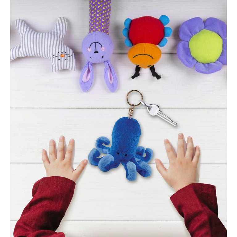 Plush Octopus Keychain/Bag Charm