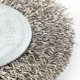 thumbnail image 3 of 5er-Set Scheibenbürsten aus feinem Stahldraht Ø 75 mm für Metall und Stein, Drahtbürste für Bohrmaschine mit 6 mm Schaft, zum Entrosten, Abbeizen, Schaben und Reinigen, 3 of 5