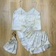 thumbnail image 3 of Gibobby Pijamas para mujer Coldker mujer verano 2021 vestido de dormir mujer moda sin mangas Color sólido cómodo camisón dormir vestido mujer pijama(C,XL), 3 of 4