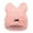 Pink, variant on Ear Protecting Knitted Hats Hats Hats Cute Ear Protecting And Warm Headscarves Versatile Autumn And Winter Woolen Hats Rabbit Ear Hat