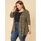 thumbnail image 4 of Cárdigan TalGrande Estampado De Leopardo Frente Abierto PaMujer Beige-Leopardo 4XL, 4 of 6