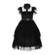 thumbnail image 1 of Vestido de princesa familiar para niñas europeas y americanas, falda de pastel para niños de Cosplay negro, 1 of 5