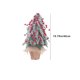 thumbnail image 3 of ¡Aprovecha!, Adornos navideños Cuentas flocadas Mini árbol de Navidad Adorno navideño Escritorio Pequeño árbol de Navidad Akmoler, 3 of 7