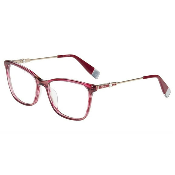 Furla eyeglasses VFU390S WOMAN 53/16/135 0933 STRIPED SHINY RASPBERRY