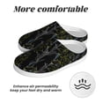 thumbnail image 6 of KLL Lilies Flowers Pattern Adult Unisex Cozy Slippers,Fuzzy Slip-on Slippers TPR Sole Slippers Comfort Plush Home Footwear for Indoor & Outdoor-11, 6 of 7