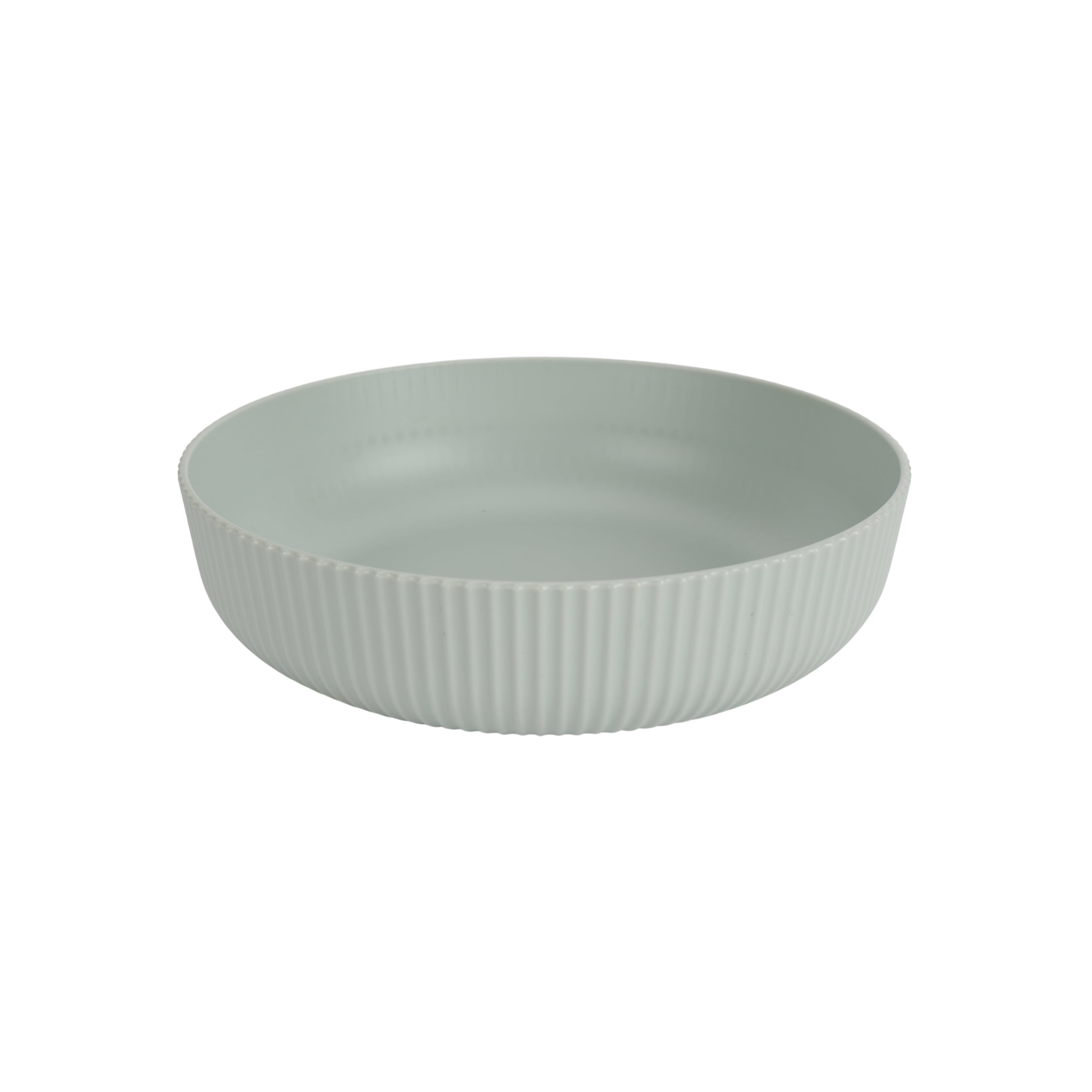 Mainstays - Soft Sea Green Eco-Friendly Recycled Plastic Dinner Bowl, 43-Ounce