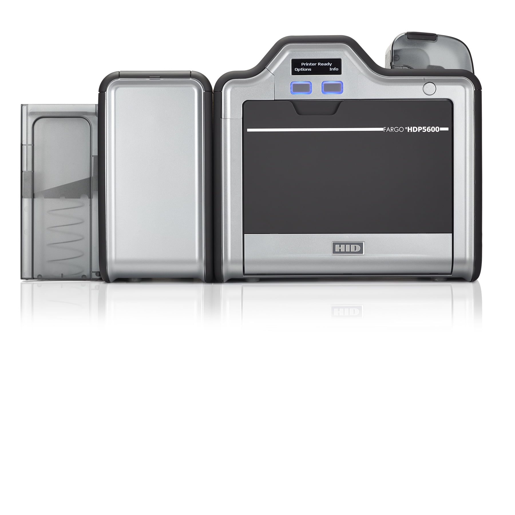 Fargo HDP5600 Dual-Sided ID Card Printer – 600 dpi, Reverse Transfer, Ethernet/Bluetooth/USB, Lamination Capable