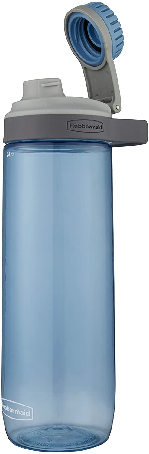 Rubbermaid 2004068 Leak-Proof Chug Water Bottle with Blue Ice Stick 32 oz,  Blue Ice